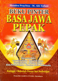 BUKU PINTAR BAHASA JAWA PEPAK