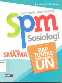 SPM SOSIOLOGI SMA DAN MA